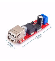 Lm2596 Dual Usb Power Modül Voltaj Düşürücü Mp3 Mobil Güç Kaynağı