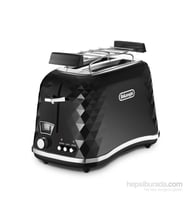 Delonghi CTJ2103.BK Brillante Siyah Ekmek Kızartma Makinesi