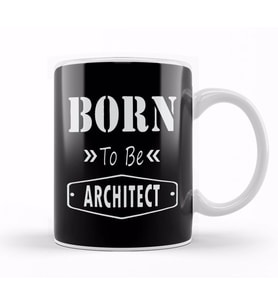 Born To Be Architect Kupa Bardak Porselen