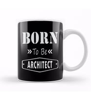 Born To Be Architect Kupa Bardak Porselen