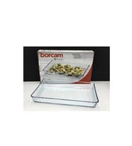 Paşabahçe 59984 Dikdörtgen Borcam Tepsi (Beyaz)