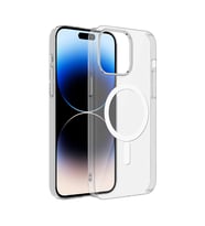 iPhone 15 Kılıf Kamera Korumalı Magsafe Sert PC Porto Kılıf (Renksiz)