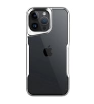 iPhone 14 Pro Max Kılıf Boyi Silikon Kapak - Gümüş