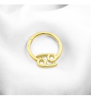 Glorria Altın Yengeç Burcu Halka Helix Piercing