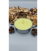 Soya Parafinli Tealight Mum Narenciye Kokulu Sarı 50 Adet(450-500 SAAT YANMA) Çap:5,5 Cm 35 gr