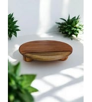 TOP AYAKLI AKASYA SUNUM & DEKOR STANDI (25CM) (Ahşap)