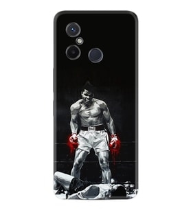 Xiaomi Redmi 12C Kılıf Resimli Desenli Baskılı Silikon Muhammed Ali 1369