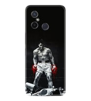 Xiaomi Redmi 12C Kılıf Resimli Desenli Baskılı Silikon Muhammed Ali 1369