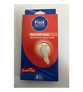 Foot Doctor Nemlendiricili Topuk Çorabı 2 Adet