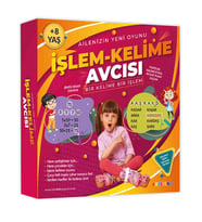 İşlem kelime avcısı kutu oyunu, bir kelime bir işlem, kelime üretme ve işlem çözme