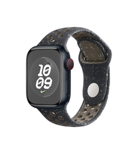 Apple Watch 10/11 42mm-38/40/41mm Kordon 2023 Point Delikli Silikon Strap Kayış (Siyah)