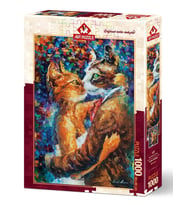 Art Puzzle Aşık Kedilerin Dansı 1000 Parça Puzzle 4226