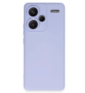 Redmi Note 13 Pro Plus Kılıf Nano içi Kadife Silikon - Lila