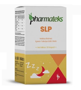 SLP Melisa Ekstresi İçeren Takviye Edici Gıda 30 Kapsül, Pharmateks