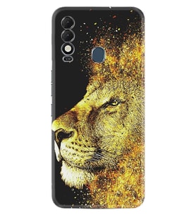 Tecno Spark 8T Kılıf Resimli Desenli Baskılı Silikon Leon 1323