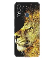 Tecno Spark 8T Kılıf Resimli Desenli Baskılı Silikon Leon 1323