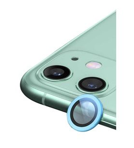 Uray store Apple iPhone 12 Mini Raze Metal Kamera Lens - Mavi