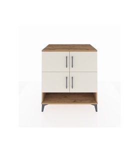 Kronos Şifonyer 4 Raflı 4 Kapaklı 88x59x96 Çam-Aytaşı