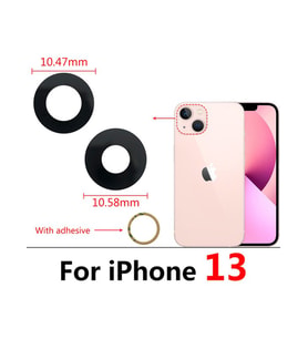 iPhone 13 2li Arka Kamera Camı Lens Yapışkanlı