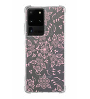 Samsung Galaxy S20 Ultra  Köşe Korumalı Antişok Kapak Nostalji Desen Tasarımlı Şeffaf  Kılıf
