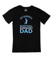 Basketball Father Siyah Tişört