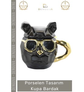 #Bardak Porselen Kaliteli Hediyelik Şık Tasarım Mutfak Estetik Dayanıklı Kupa Bardak 14*16 Cm