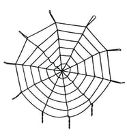 Halloween Cadılar Bayramı Örümcek Ağ Dekor Siyah 1.5 Metre (5343)