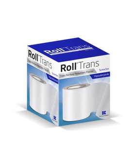 Roll Trans Şeffaf Perfore Polietilen Flaster 5Cm X 5M