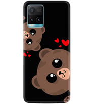 Vivo Y11S Y21S Y20 Y20S Y70 Kılıf Desemli Silikon Love Animals 1780