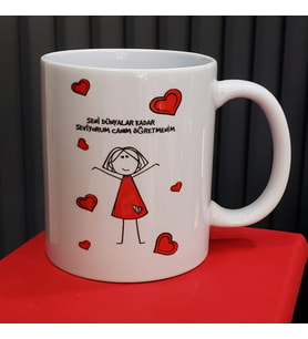 Öğretmene Hediye Özel Tasarım Kupa Bardak