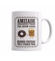 AMIZADE VERDADEIRA Kupa Bardak Porselen