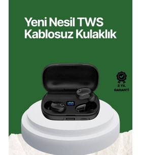 Telefon Şarj Destekli 1800 Mah A10s Tws Kablosuz Kulak İçi Kulaklık (Çok Renkli)