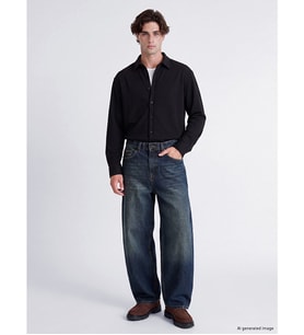 LCW Jeans İndigo Super Baggy Fit Erkek Jean Pantolon