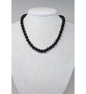 Turmalin Taşı Kolye 8mm (Klipsli)