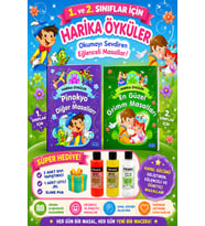 1 ve 2.Sınıflar İçin Harika Öyküler - ( Grimm Masalları - Pinokyo 2 Kitap )