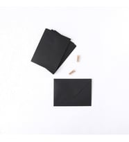 Siyah Standart Zarf, 13X18 Cm 10 Adet 13 X 18