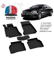 Mercedes CLS C218 4D Araca Özel Havuzlu Kauçuk Paspas 2010-2018 (Karışık)