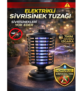 Ergonomik 3.6-4W 110-220V Askılı Sessiz Kokusuz UV IŞIK Elektrikli Sinek Tuzağı Sivrisinek Kovucu