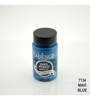 Cadence Dora Hybrid Metallic For Multisurfaces Her Yüzey İçin Akrilik Boya 90 ml. 7134 MAVİ 