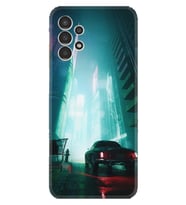 Samsung Galaxy M14 Kılıf Silikon Desen Özel Seri Night Cars 1619