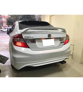 Honda Civic Fb7 Modulo Arka Ek Mat Siyah Plastik Karlık