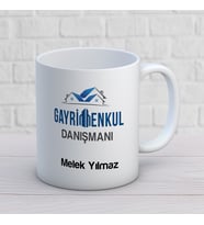 KİŞİYE ÖZEL GAYRİMENKUL DANIŞMANI MESLEK KUPA BARDAK