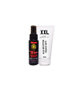 Xir 3effect Spray 60 ml Penis serrtleştirici geciiktirici Büyütücü Sprey + Yanında 1 Adet 50 ml Kuş Büyüten XXL Cream Penis Büyütme Kremi