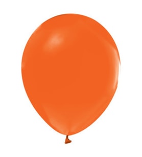 Balon düz 12 inc açık turuncu pk:100-