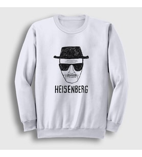 Presmono Unisex Beyaz Heisenberg Breaking Bad Sweatshirt 184747tt