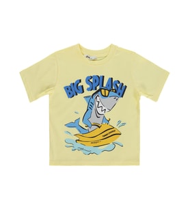 Civil Boys BIG SPLASH Baskılı 2-5 Yaş Tişört - Sarı