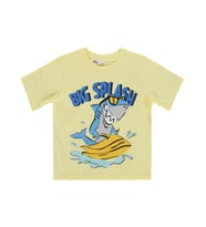Civil Boys BIG SPLASH Baskılı 2-5 Yaş Tişört - Sarı