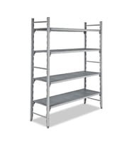 Empero EMP.40404-18 Polipropilen Raflar Düz Tablalı En 404x40x180 cm