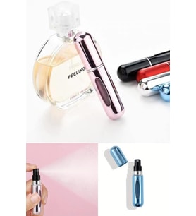 Parfüm Şişesi Çanta Içi Mini Doldurulabilir Seyahat Cep Yedek Parfüm Şişesi 5 ml