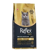 Reflex Plus British Shorthair Tavuklu ve Kızılcıklı Yetişkin Kedi Maması 1,5 Kg